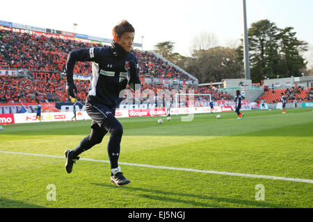 Ryuji Bando (Ardija), le 21 mars 2015 - Football : Football /2015 J2 match de championnat entre Omiya Ardija Kyoto Sanga 2-1 à Nack5 Stadium Omiya, Saitama, Japon. (Photo de YUTAKA/AFLO SPORT) [1040] Banque D'Images