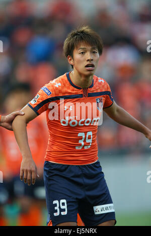 Jin Izumisawa (Ardija), le 21 mars 2015 - Football : Football /2015 J2 match de championnat entre Omiya Ardija Kyoto Sanga 2-1 à Nack5 Stadium Omiya, Saitama, Japon. (Photo de YUTAKA/AFLO SPORT) [1040] Banque D'Images