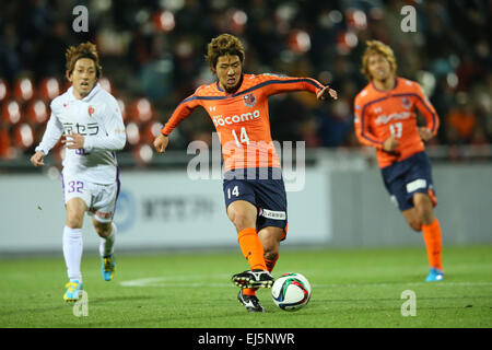 Shintaro Shimizu (Ardija), le 21 mars 2015 - Football : Football /2015 J2 match de championnat entre Omiya Ardija Kyoto Sanga 2-1 à Nack5 Stadium Omiya, Saitama, Japon. (Photo de YUTAKA/AFLO SPORT) [1040] Banque D'Images