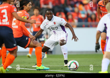 Daniel Lovinho (Sanga), le 21 mars 2015 - Football : Football /2015 J2 match de championnat entre Omiya Ardija Kyoto Sanga 2-1 à Nack5 Stadium Omiya, Saitama, Japon. (Photo de YUTAKA/AFLO SPORT) [1040] Banque D'Images