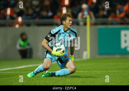 Daichi Sugimoto (Sanga), le 21 mars 2015 - Football : Football /2015 J2 match de championnat entre Omiya Ardija Kyoto Sanga 2-1 à Nack5 Stadium Omiya, Saitama, Japon. (Photo de YUTAKA/AFLO SPORT) [1040] Banque D'Images