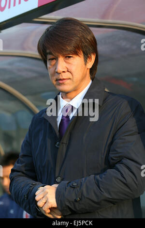 Masahiro Wada (Sanga), le 21 mars 2015 - Football : Football /2015 J2 match de championnat entre Omiya Ardija Kyoto Sanga 2-1 à Nack5 Stadium Omiya, Saitama, Japon. (Photo de YUTAKA/AFLO SPORT) [1040] Banque D'Images