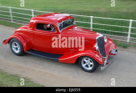 1934 Ford 3-window coupe hot rod Banque D'Images