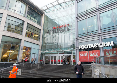 Le centre commercial Arndale mall à Manchester en Angleterre Banque D'Images