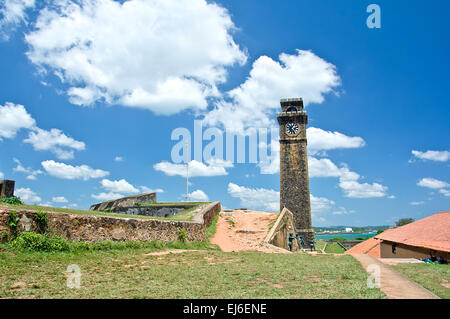 Fort hollandais de Galle 17 Centurys ruiné Château néerlandais que l'Unesco est répertorié comme un site du patrimoine mondial au Sri Lanka Banque D'Images