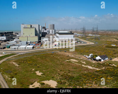 Dungess centrale nucléaire à Kent, England, UK Banque D'Images