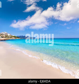 La plage de Cala Millor majorque Paguera Majorque Îles Baléares d'Espagne Banque D'Images