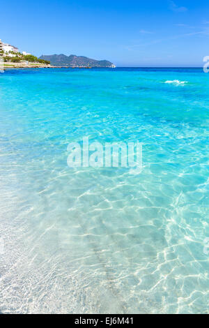 La plage de Cala Millor majorque Paguera Majorque Îles Baléares d'Espagne Banque D'Images