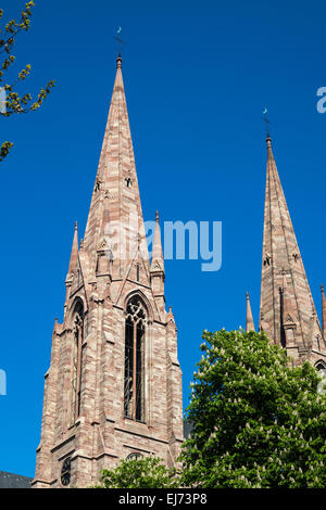L'église protestante St Paul quartier Neustadt de Strasbourg Alsace France Europe Banque D'Images
