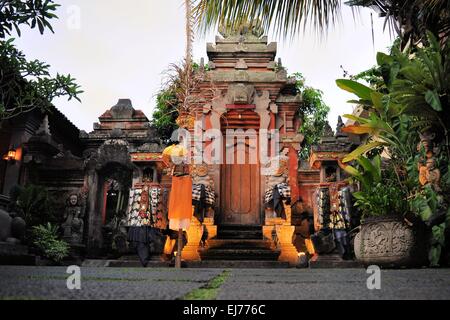 Temple Hindou, Ubud, Bali Banque D'Images