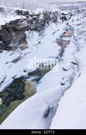 Abisko Abisko Canyon, NP, Laponie, Suède Banque D'Images