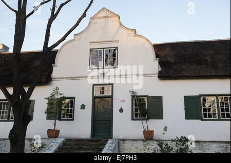 Bâtiment historique, la rue de l'Église, Tulbagh, Afrique du Sud Banque D'Images