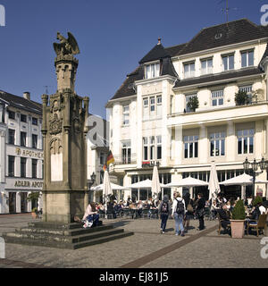 Place du Vieux Marché, Moers, Allemagne Banque D'Images