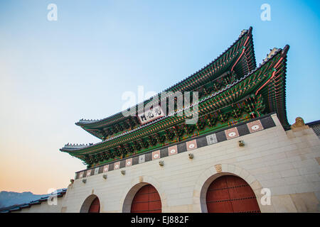 Gyeongbokgung Palace à Séoul , Corée du Sud Banque D'Images