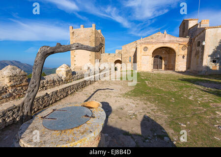 Majorque Puig de Maria Sanctuary Pollenca Pollenca île des Baléares de Majorque en Espagne Banque D'Images