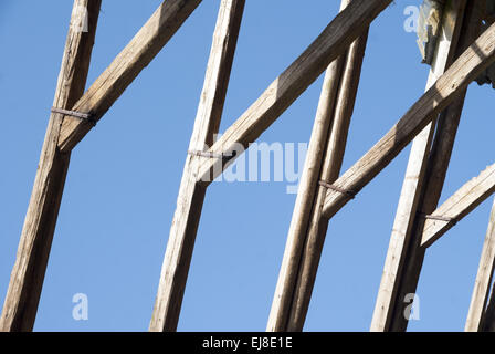 Ruine de toit Banque D'Images