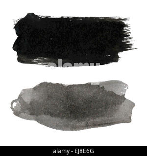 Ensemble de taches noires Banque D'Images