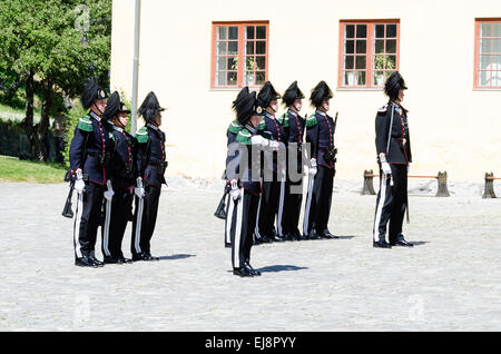 Sa Majesté Kings Guard prêt Banque D'Images