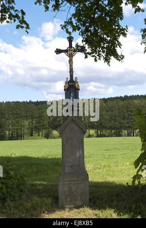 Paysage dans Haut-palatinat, Allemagne Banque D'Images