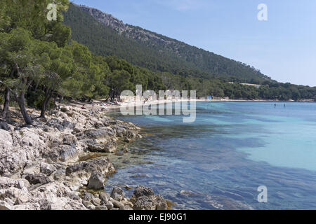 Cala Formentor ou Cala Pi de la Posada Banque D'Images