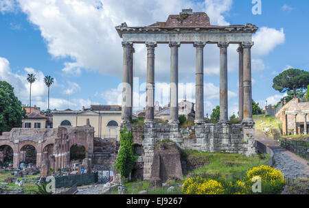 Forums Romains antiques à Rome, Italie Banque D'Images