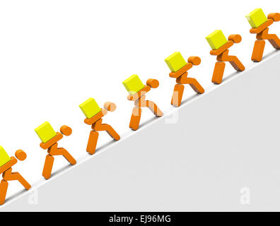 Travail dur Banque D'Images