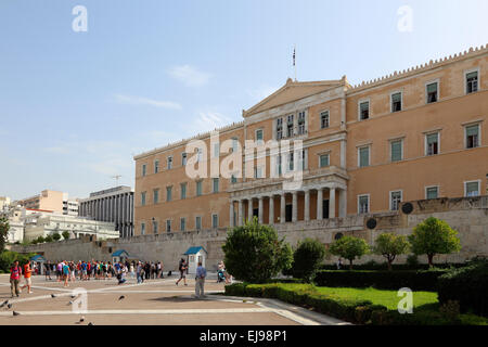 Le Parlement grec Grèce Athènes Banque D'Images