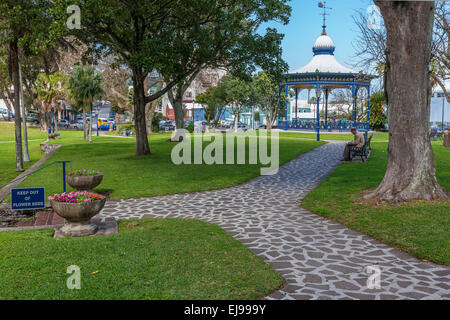 Le gazebo à Victoria Park, Hamilton, Bermudes Banque D'Images