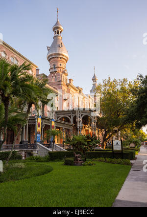 L'architecture mauresque de l'Université de Tampa Banque D'Images