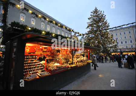 Marché de Noël à Salzbourg, Autriche Banque D'Images