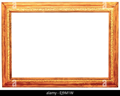 cadre doré Banque D'Images