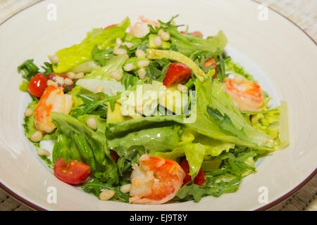 Salade fraîche à la tomate Banque D'Images