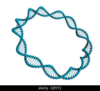 L'anneau d'ADN génétique illustration stylisée Banque D'Images