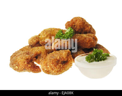 Nuggets de poulet frit Banque D'Images