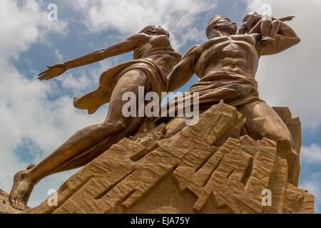 Monument de la Renaissance africaine Banque D'Images