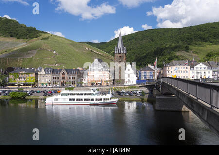 Bernkastel-Kues sur la Moselle Banque D'Images