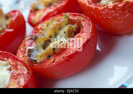 Pomodori al forno Banque D'Images