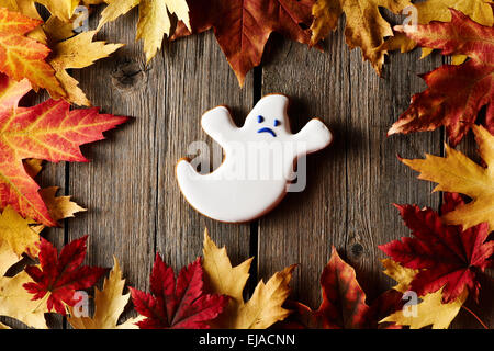 Maison Halloween gingerbread cookie Banque D'Images