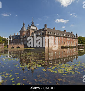 Burg château d'Anholt, Bocholt, Allemagne Banque D'Images