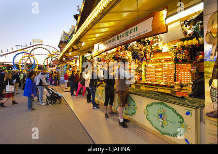 Oktoberfest à Munich, Bavière Banque D'Images