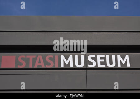 Musée de la Stasi Banque D'Images