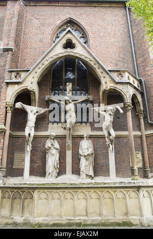 Lambertus Église à Duesseldorf, Allemagne Banque D'Images