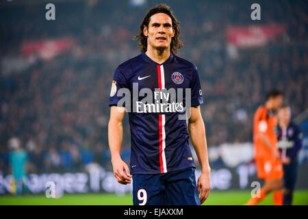 Edinson CAVANI - 20.03.2015 - Paris Saint Germain/Lorient - 30e journee Ligue 1.Photo : Dave Winter/Icon Sport Banque D'Images