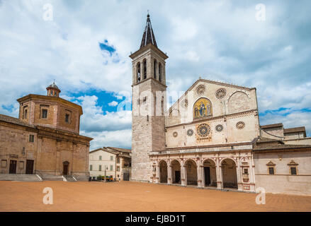 La Cathédrale de Spolète, Ombrie, Italie Banque D'Images