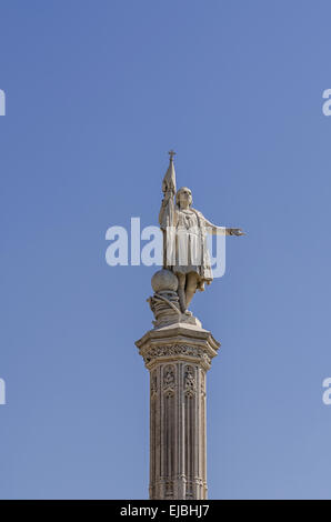 Statue de Columbus à Madrid Banque D'Images