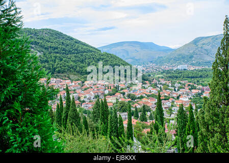 Avis de Mostar en Bosnie et Herzégovine Banque D'Images