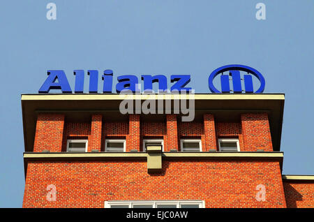 Logo Allianz Banque D'Images