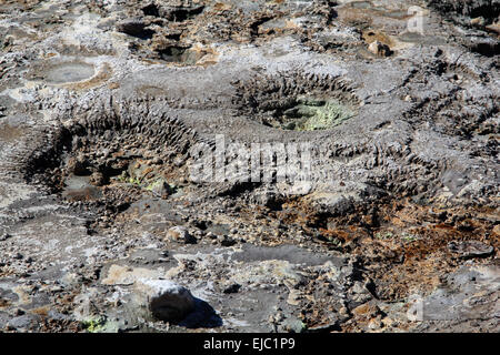 Solfatara Pozzuoli cratère volcanique Banque D'Images