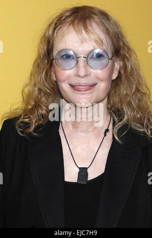 Soirée d'ouverture après partie pour l'amour de Broadway Lettres tenue au restaurant Brasserie 8,5 - Arrivées. Avec : Mia Farrow Où : New York, New York, United States Quand : 18 mai 2014 Banque D'Images