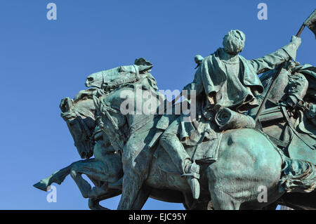 La guerre civile Statue Banque D'Images